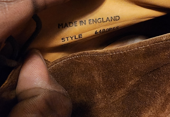 Made in England Sanders mens shoes. - Picture 3 of 6